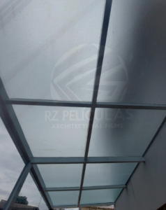 Película Vinílica Jateado Cristal