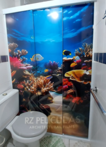 Película Vinílica Decorativa Fundo do Mar