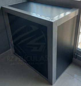 Película Vinílica Preto Fosco