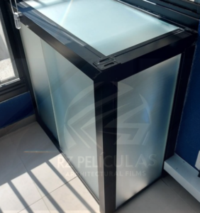 Película Vinílica Jateado Cristal